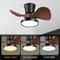 Ceiling Fan With LED Light Large Air Volume Remote Control For Dining Room 8