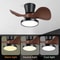 Ceiling Fan With LED Light Large Air Volume Remote Control For Dining Room 8