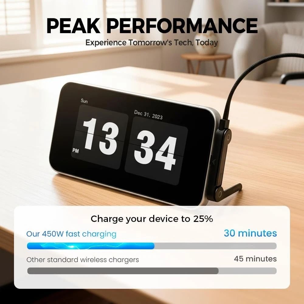 Invisible Holder Charger Cable With Fast Charging Cord Phone Stand 3