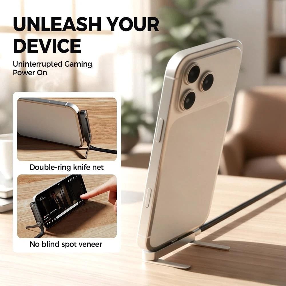 Invisible Holder Charger Cable With Fast Charging Cord Phone Stand 4
