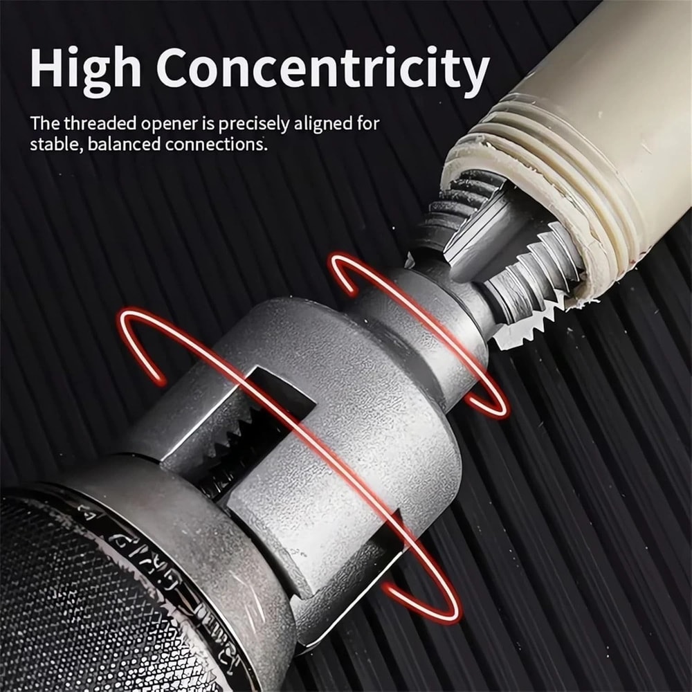 DualFunction Pipe Threading Tool Internal External Threader 4