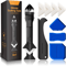 Silicone Caulking Tool Set With Stainless Steel Head 9 Pieces For Seamless Caulking 6
