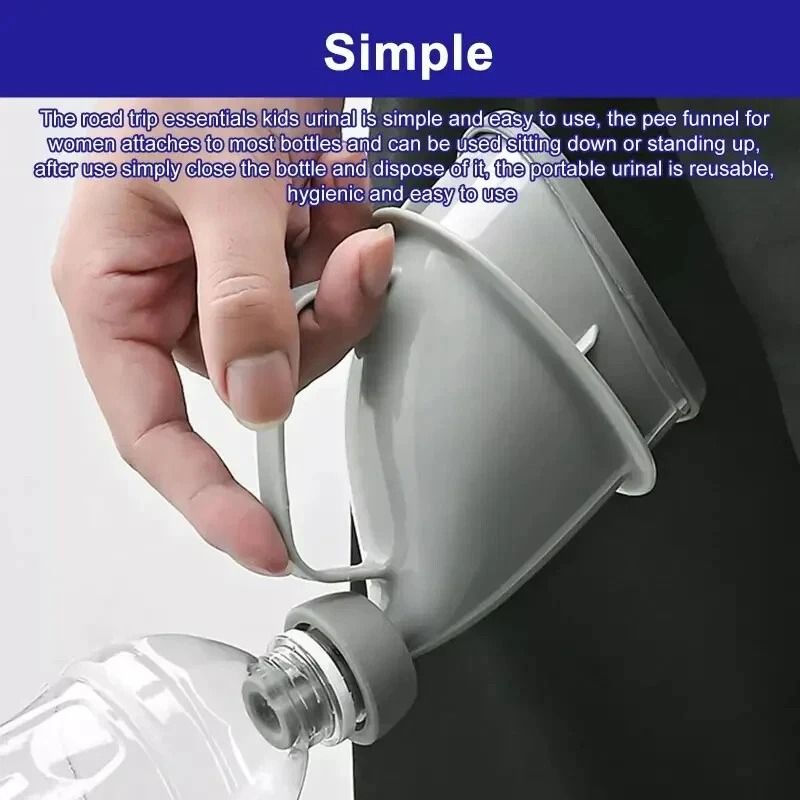 Male And Female Urinal Funnel Portable Travel Urine Device For Camping And Outdoor Use 2
