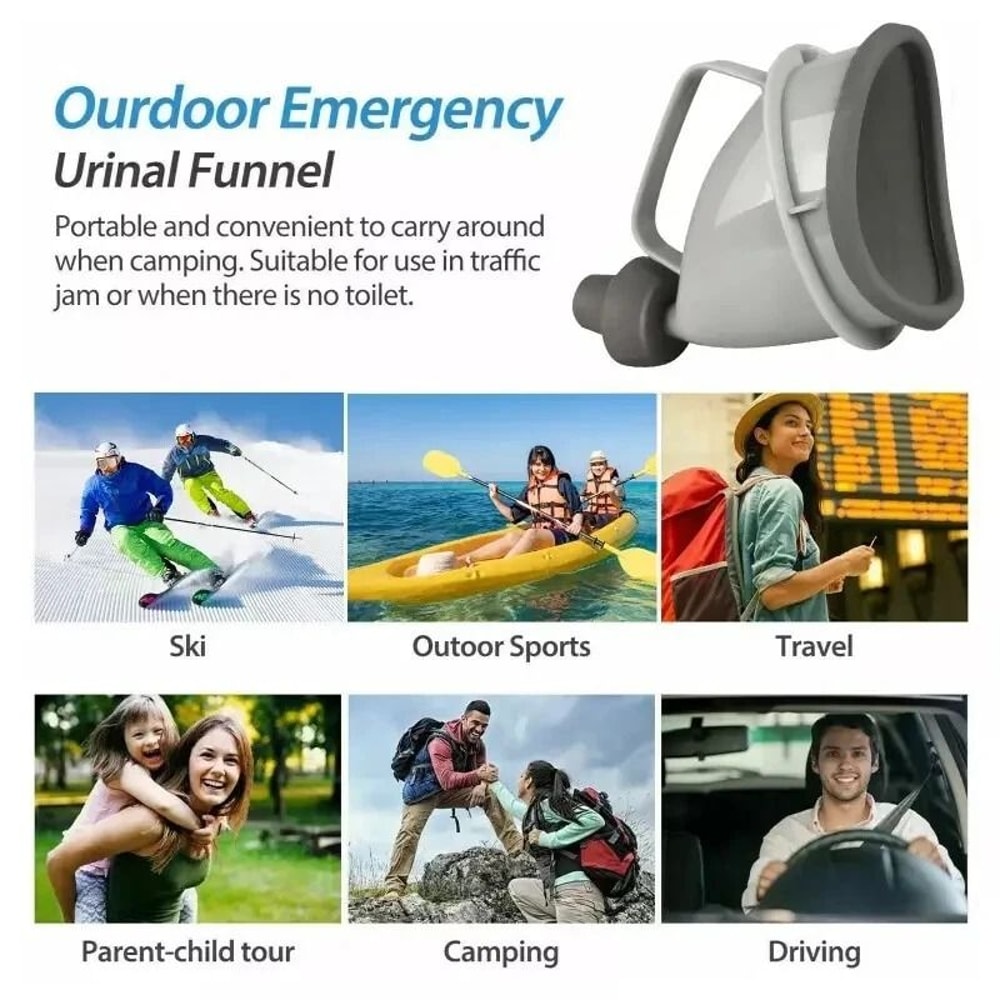 Male And Female Urinal Funnel Portable Travel Urine Device For Camping And Outdoor Use 3
