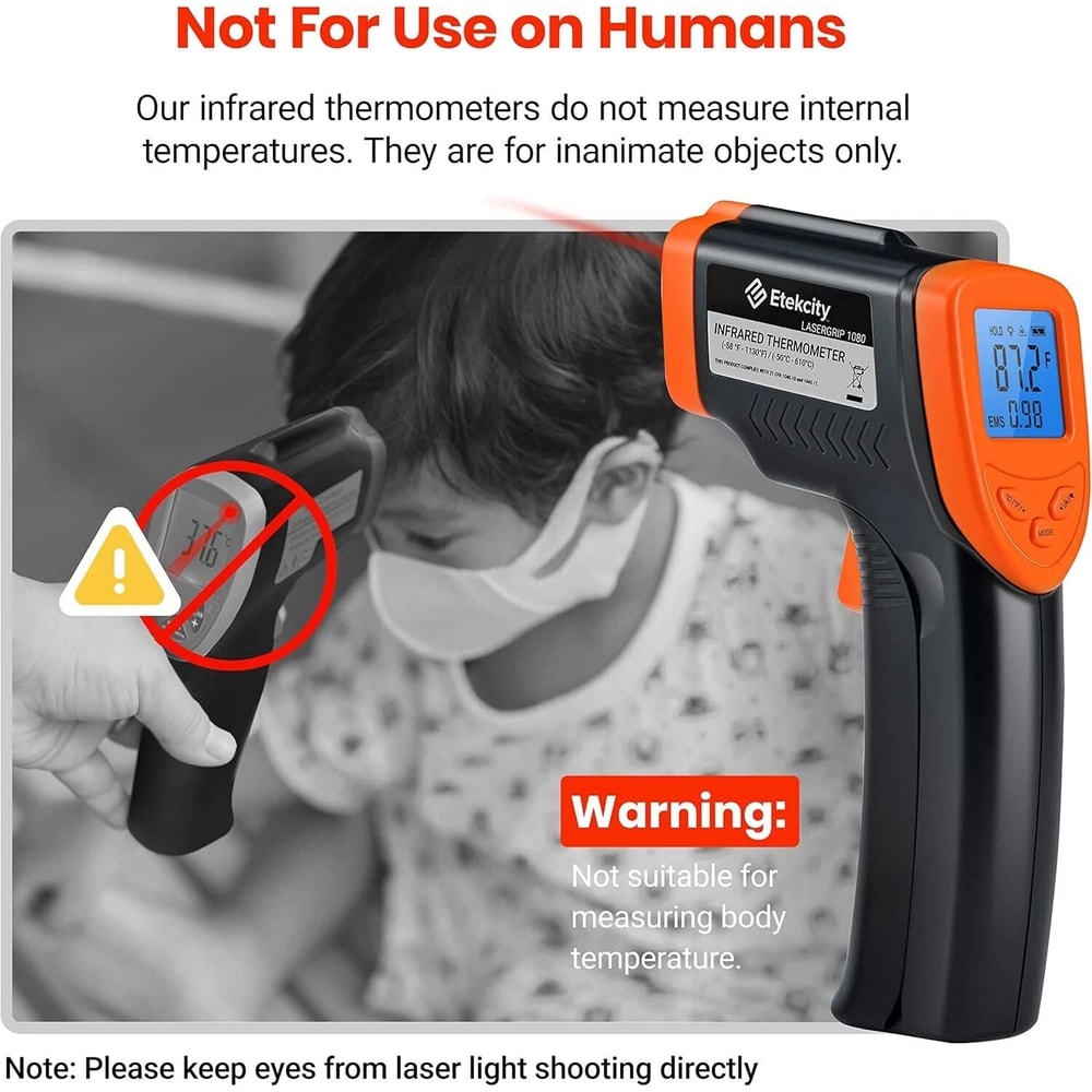Infrared Laser Thermometer Gun NoContact Digital Temperature Tester For Precise Measurement 1