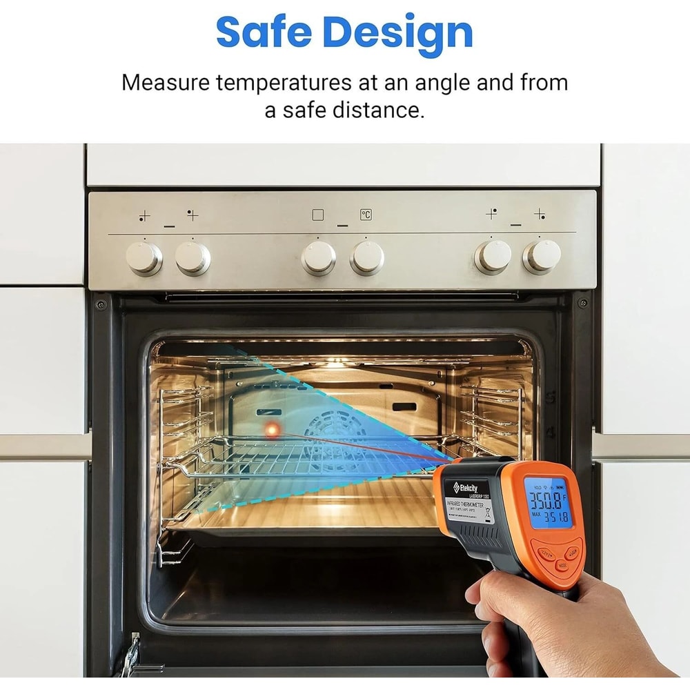 Infrared Laser Thermometer Gun NoContact Digital Temperature Tester For Precise Measurement 7