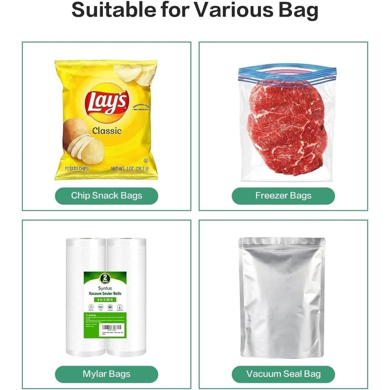 Portable Mini Heat Sealer With Cutter Ideal Food Sealer For Snacks And Plastic Bags 1