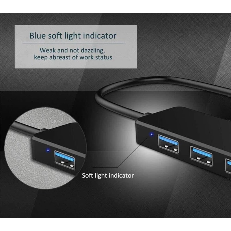 USB Splitter Expander For Laptop Flash Drive Connection 1