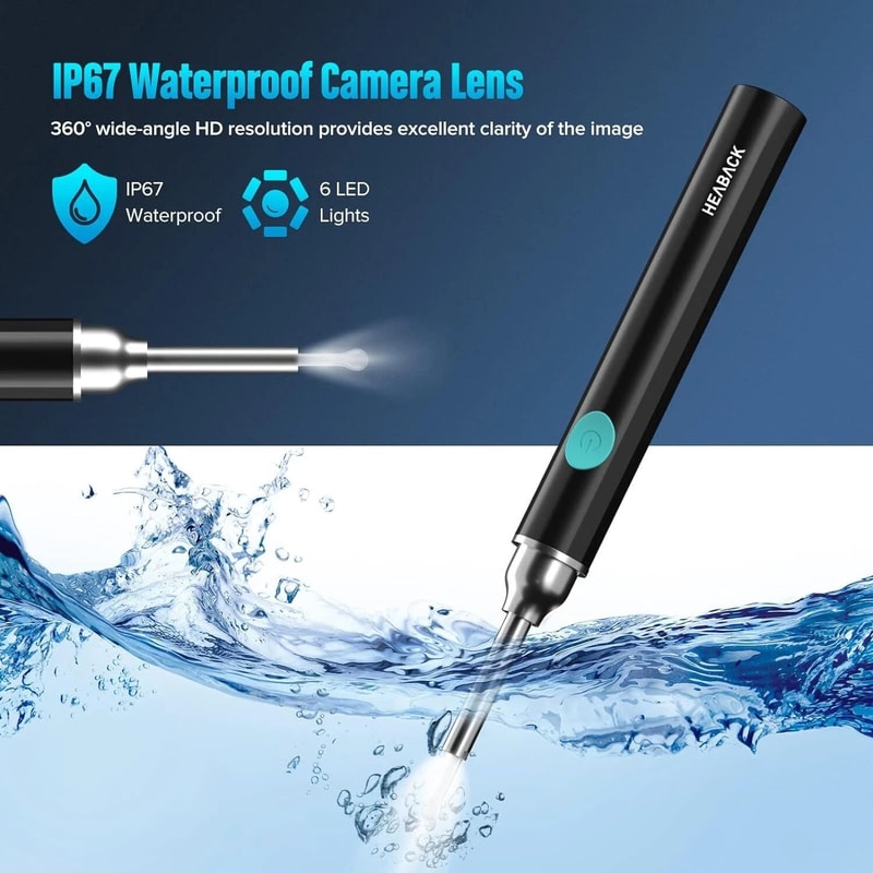 Ear Wax Cleaner With Camera And Light Professional Otoscope Removal Kit 1