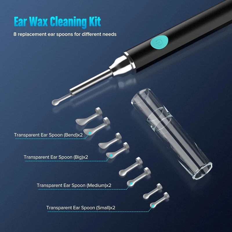 Ear Wax Cleaner With Camera And Light Professional Otoscope Removal Kit 4