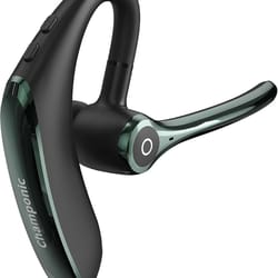 bluetooth wireless earpiece headset with noise cancelling for drivers and truckers