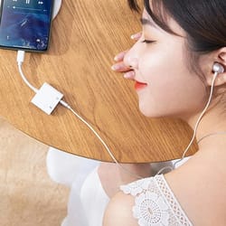 adapter headphone & charger – dual function fast charger