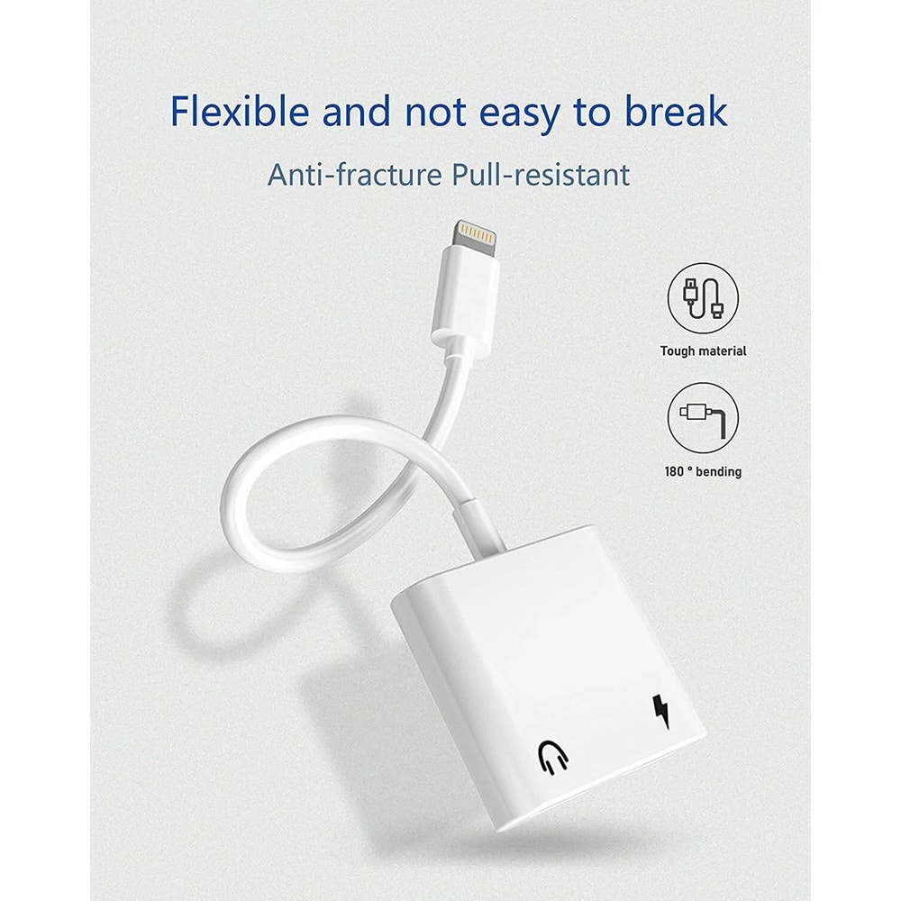 Adapter Headphone Charger Dual Function Fast Charger 3