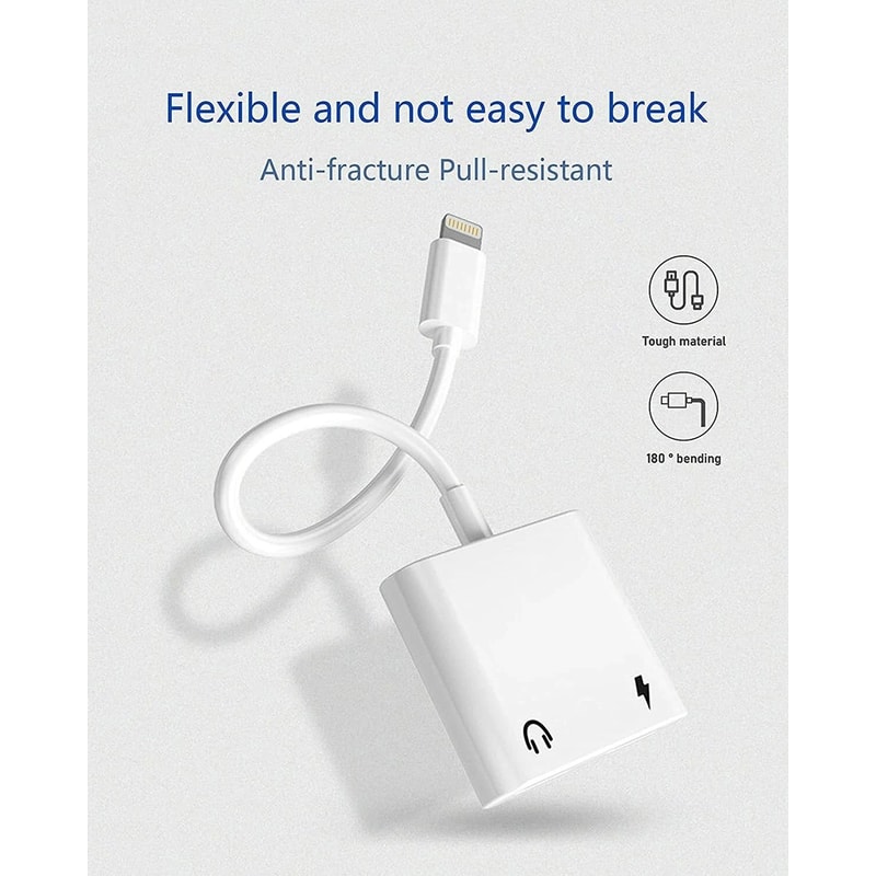 Adapter Headphone Charger Dual Function Fast Charger 3