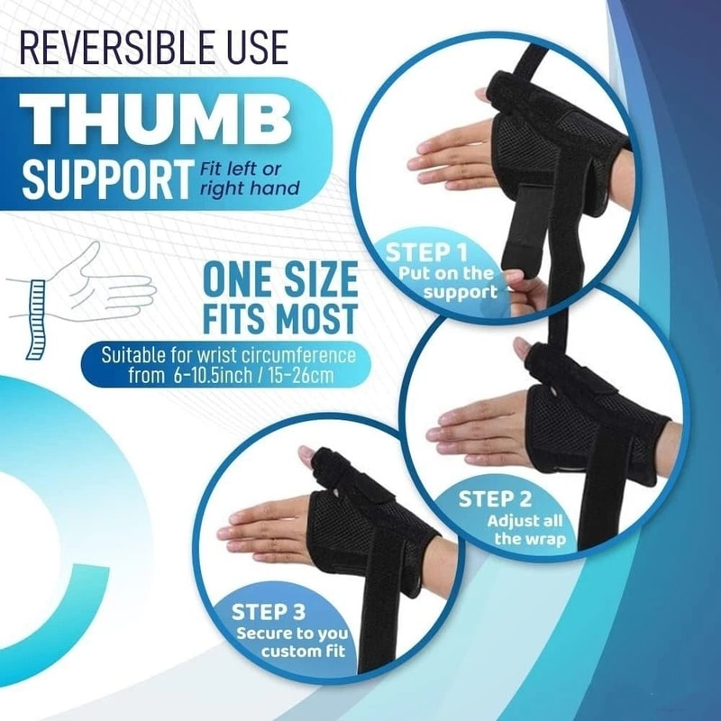 Thumb Wrist Support Brace For Carpal Tunnel Sprains Arthritis Relief 1
