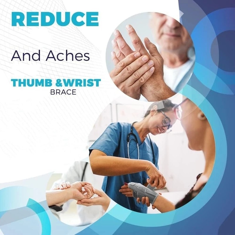 Thumb Wrist Support Brace For Carpal Tunnel Sprains Arthritis Relief 4