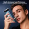 Men Magnetic Electric Shaver With Builtin Nose Trimmer For Precise Grooming 2
