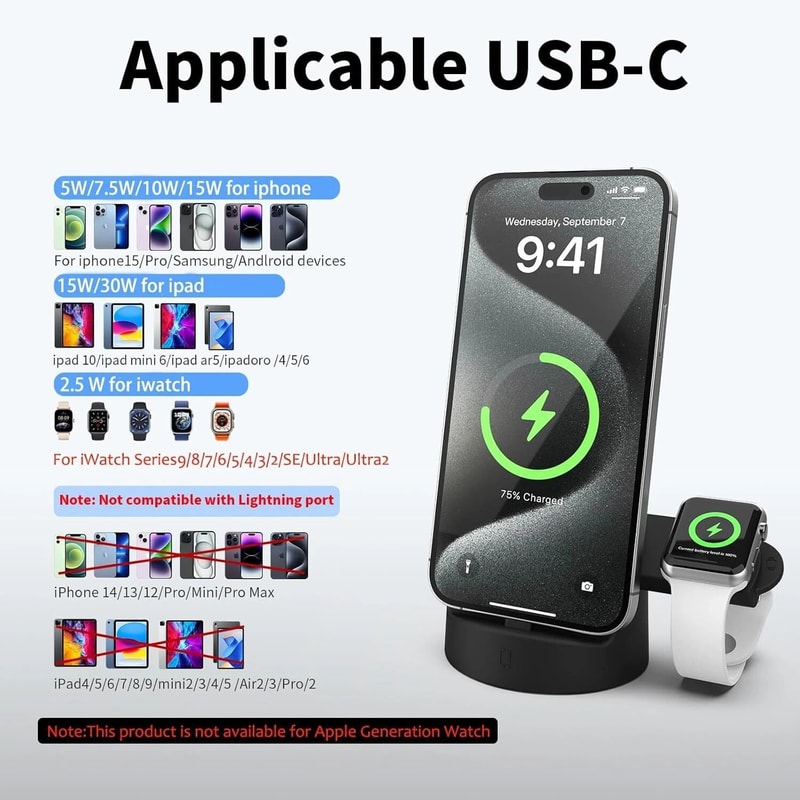 Wireless Charging Station Dock 5