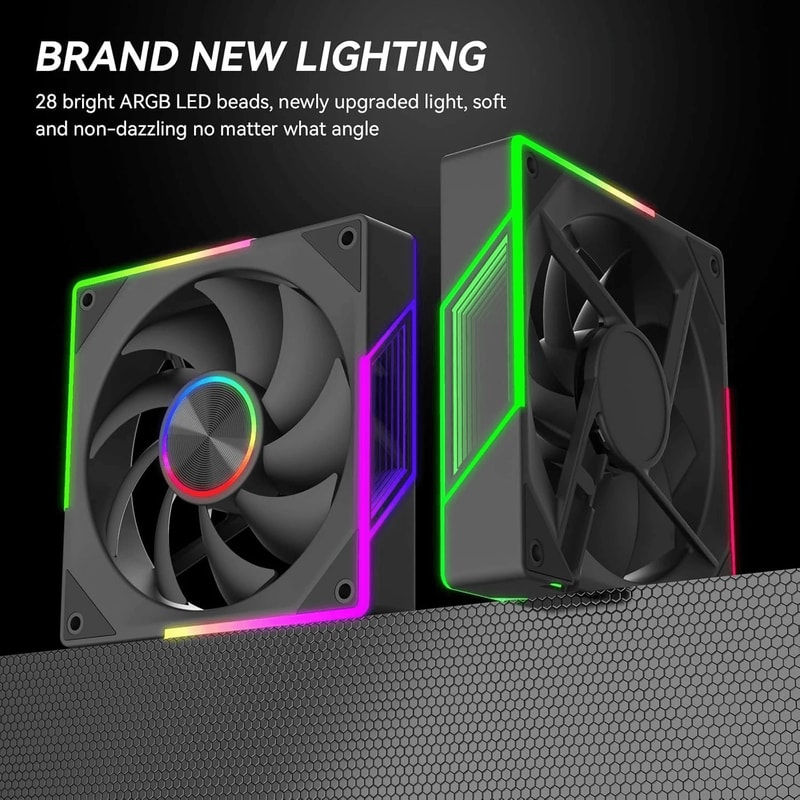 Silent Computer Case Fans For PC CPU Cooling 6