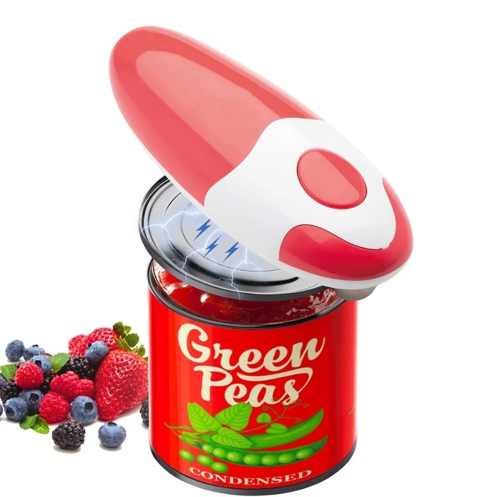 Electric Can Opener Automatic Smooth Edge Stainless Steel For Home Use 4