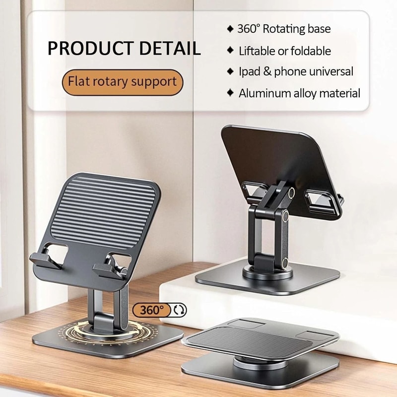 Aluminum Adjustable Tablet Stand Foldable Desktop Holder For Tablets Smartphones 1