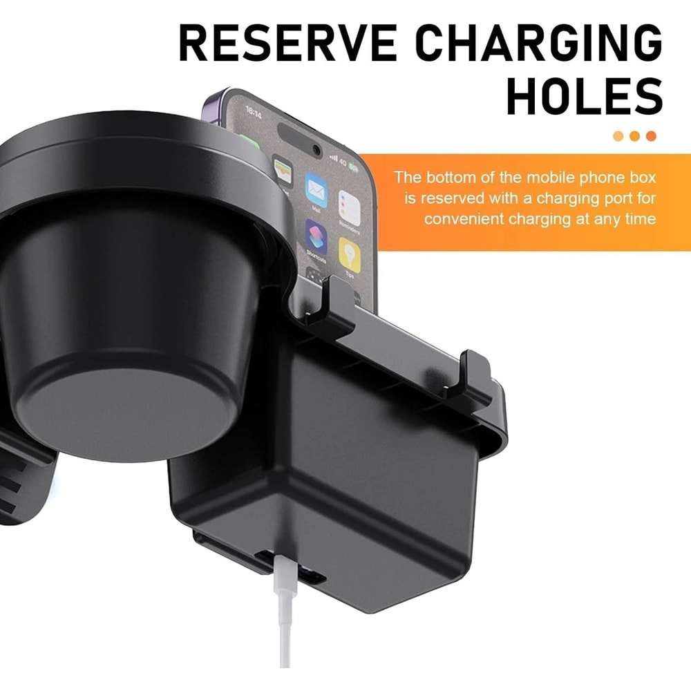 Hanging Car Door Window Cup Phone Holder Auto Storage Organizer Tray Rack 2