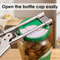 Stainless Steel Adjustable Can Opener Multifunctional Jar Lid Gripper Tool 1