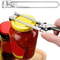 Stainless Steel Adjustable Can Opener Multifunctional Jar Lid Gripper Tool 0