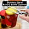 Stainless Steel Adjustable Can Opener Multifunctional Jar Lid Gripper Tool 4