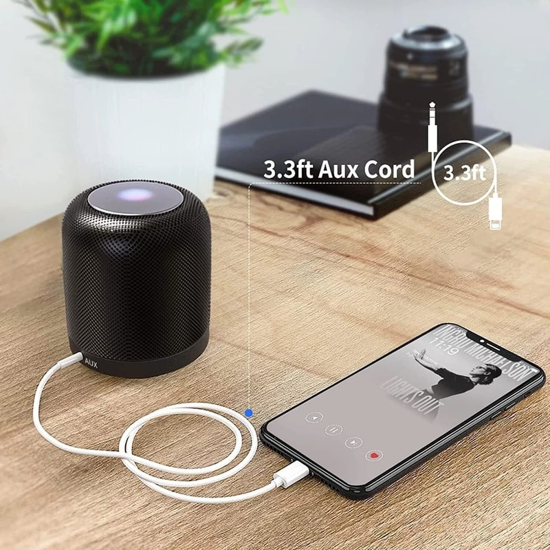 AUX Audio Car Speaker Cable Adapter Premium Sound Quality 1