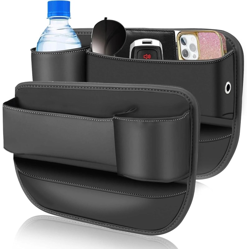 Car Seat Gap Filler Organizer Premium Storage Box For Van Car Interiors 0