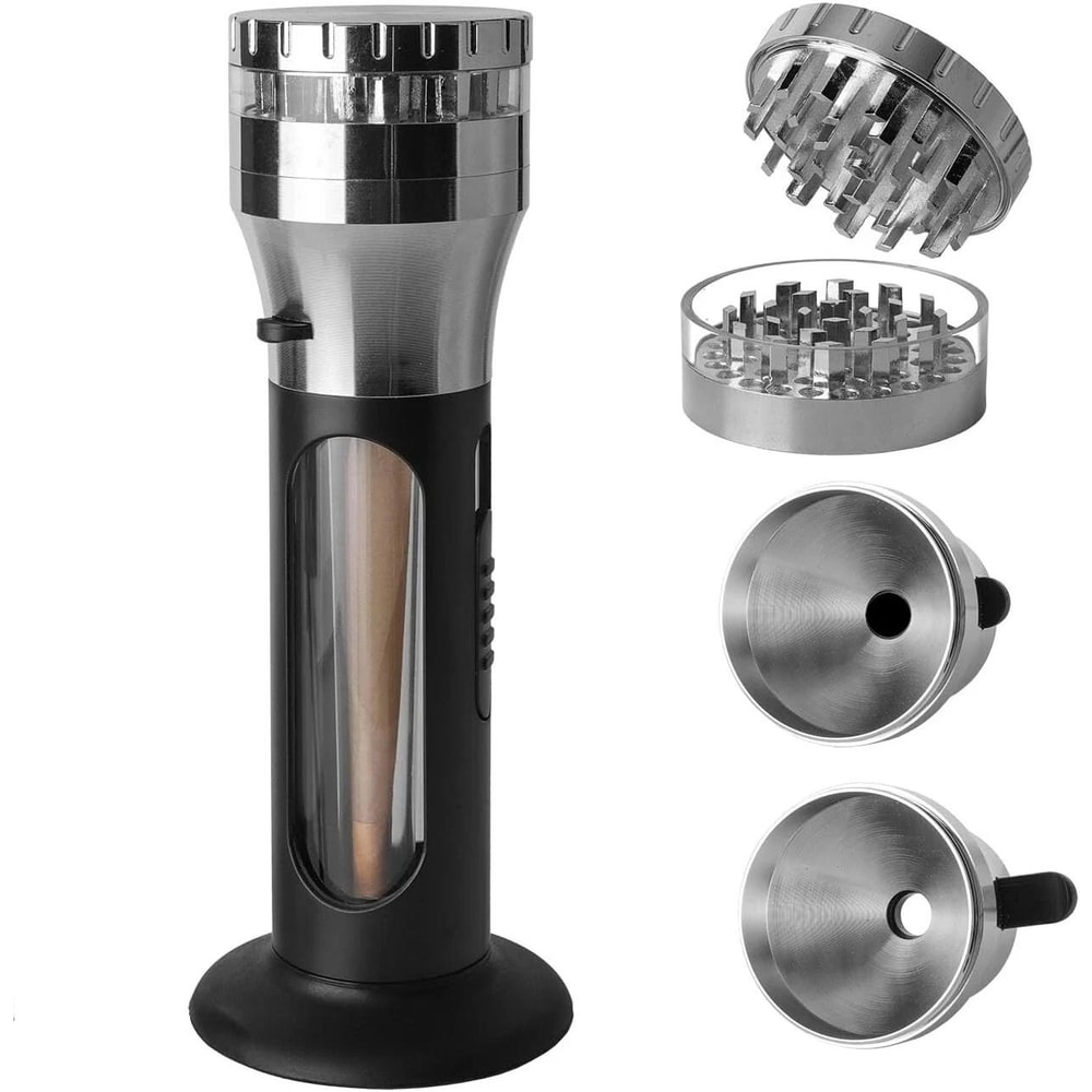 Herb Grinder Cone Loader Portable Grinder Roller Cone Filler For Effortless Rolling 6