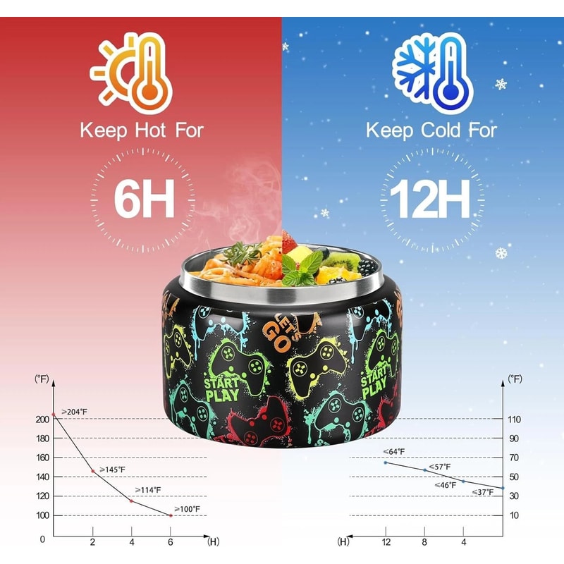 NEW Leakproof Bento Lunch Box For Kids Soup Thermo Lunch Container 4