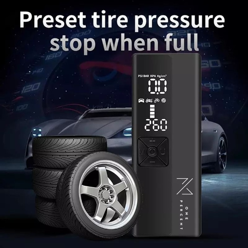 Portable Wireless Air Pump Tire Inflator For Car Bicycle And Ball 1