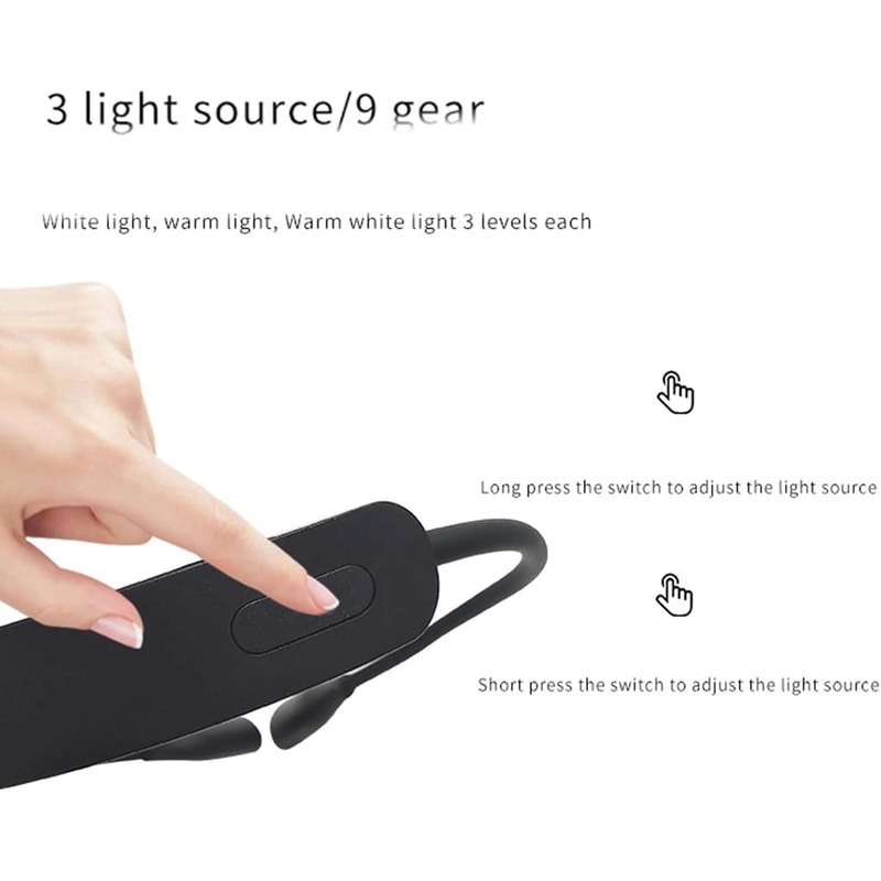 Rechargeable LED Neck Light Ideal Book Light For Reading Crafting And Camping 1