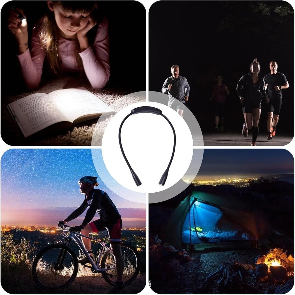 Rechargeable LED Neck Light Ideal Book Light For Reading Crafting And Camping 5