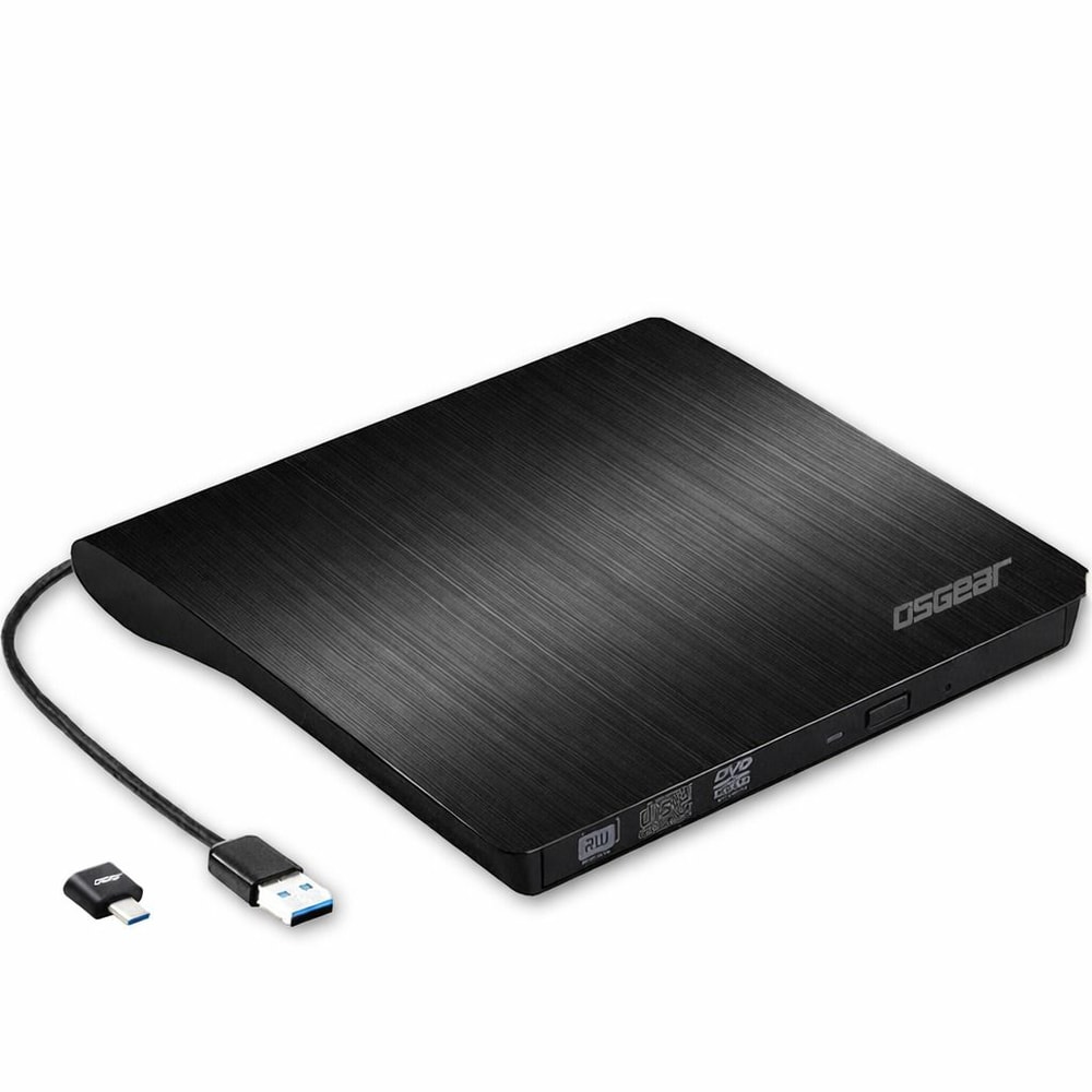 Slim USB External CD DVD Drive Portable DVD RW Burner For Laptop And Desktop 0