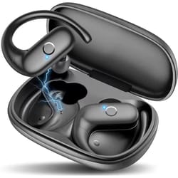 open ear headphones, bluetooth earbuds with led display