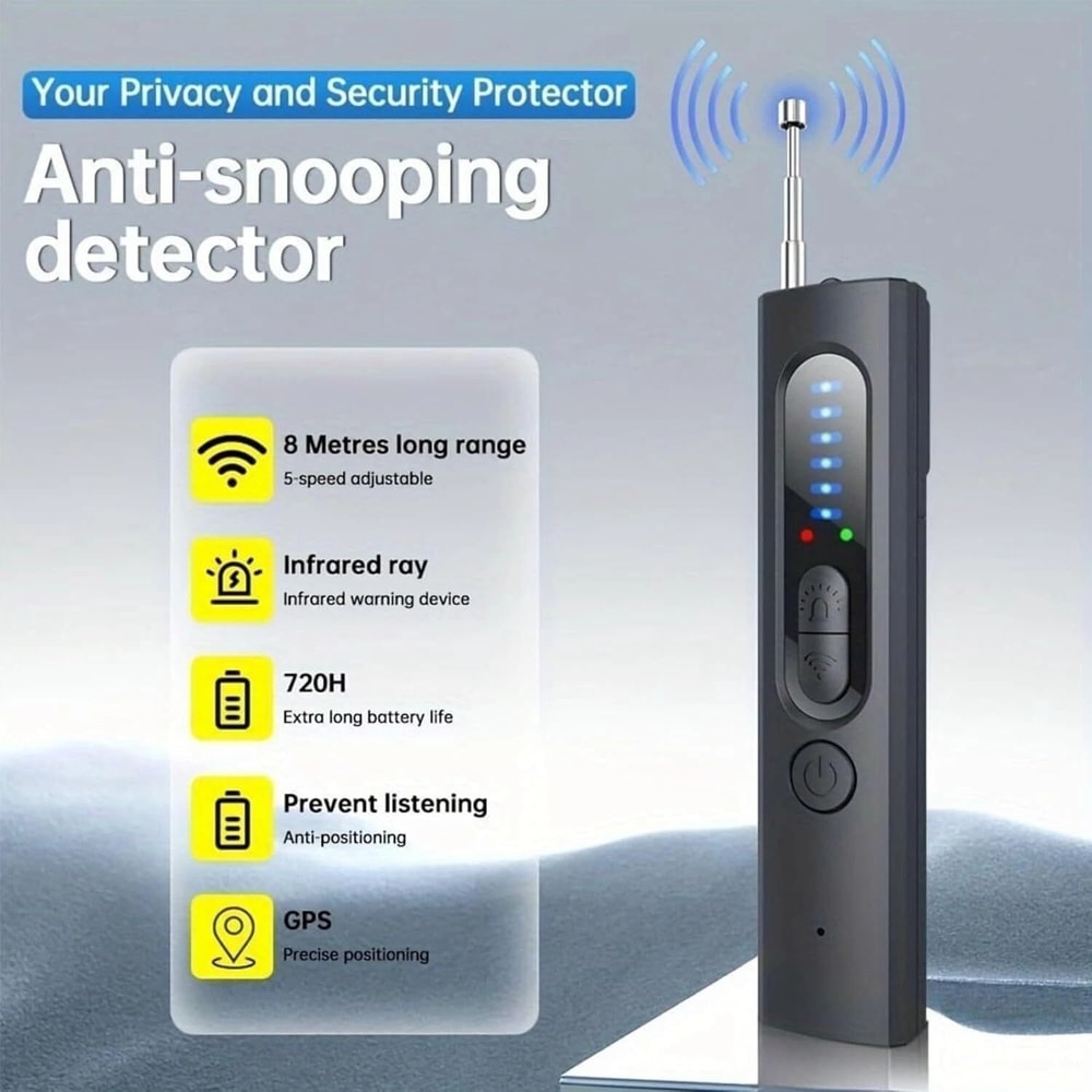 Hidden Camera Detector And RF Signal Detector With Tracker Detection 6