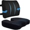 Seat Cushion With Lumbar Support Foam Sciatica Pain Relief Pillow 0