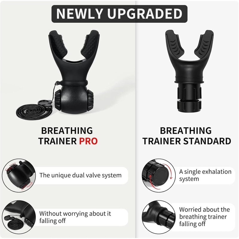 Adjustable Lung Capacity Trainer And Breathing Trainer Device For Athletes 4