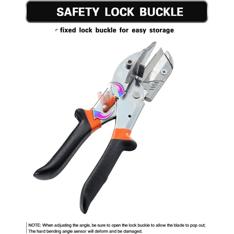 Adjustable Shears Multi Angle Cutter For PVC Trim And Wood 5