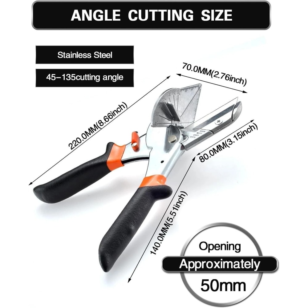 Adjustable Shears Multi Angle Cutter For PVC Trim And Wood 2
