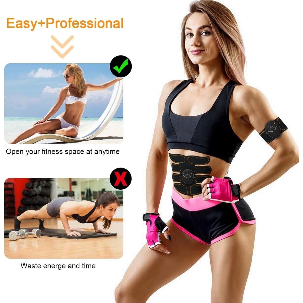 Abdominal Muscle Trainer Belt With EMS Technology For Toned Core 3