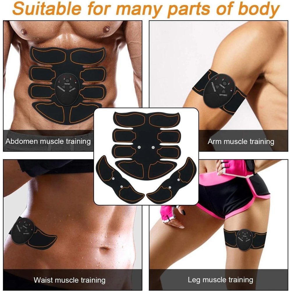 Abdominal Muscle Trainer Belt With EMS Technology For Toned Core 4