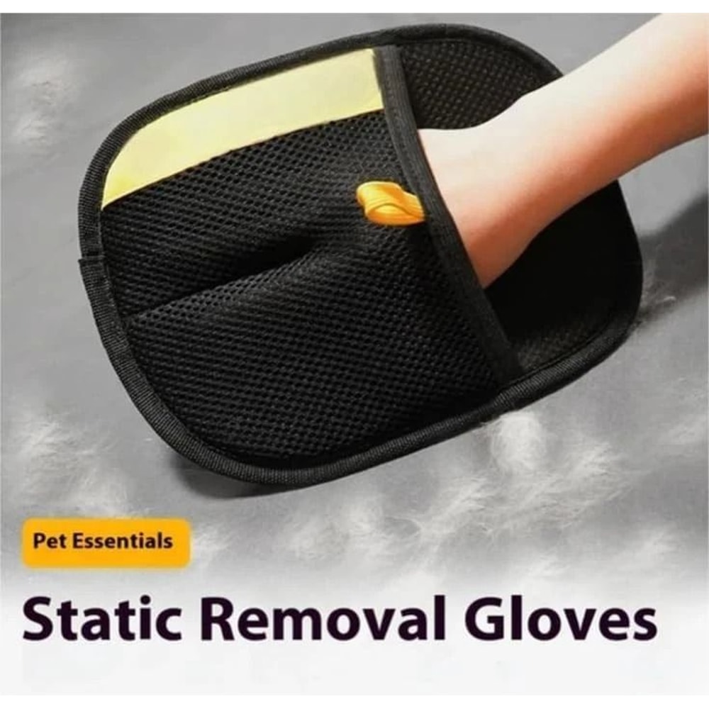 Premium Cat Grooming Gloves Pet Hair Remover For Dogs 5