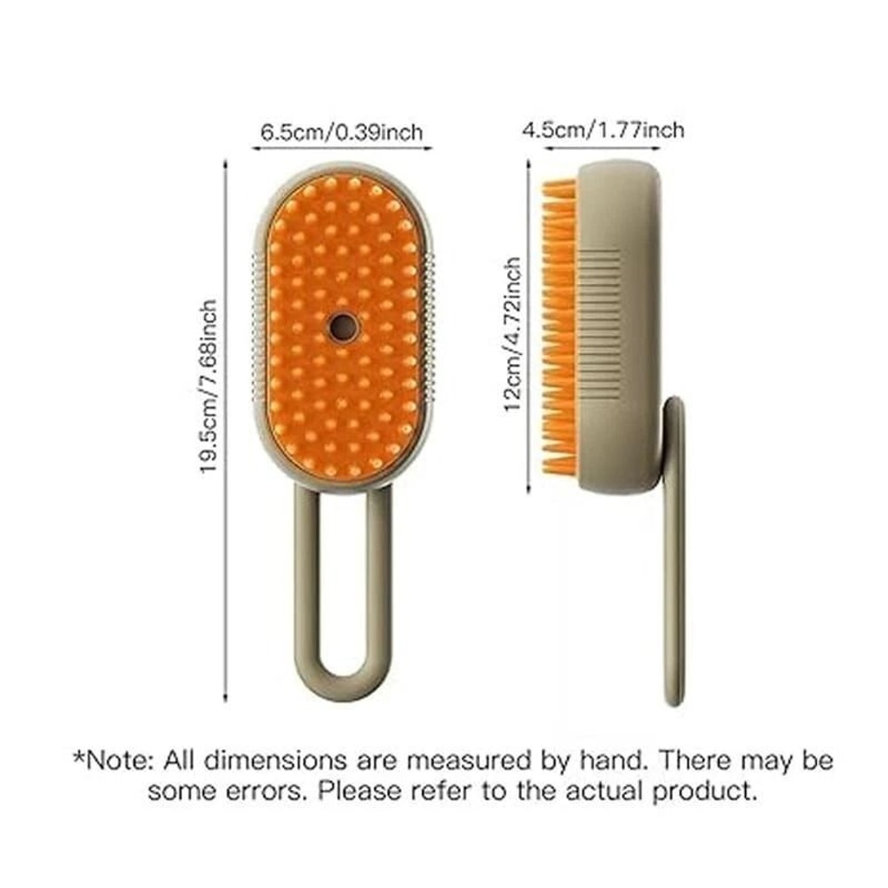 Electric Pet Brush For Dogs Cats Hair Removal Steam Massage Grooming Tool 1
