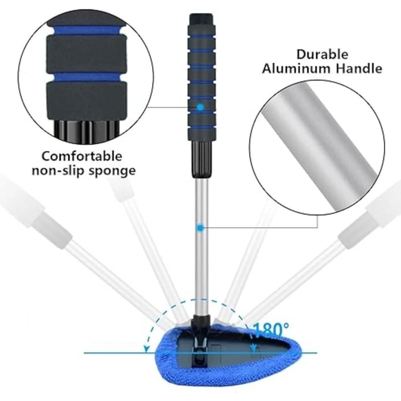 Premium Microfiber Car Wiper Cleaner Glass Brush For Spotless Windshields 1