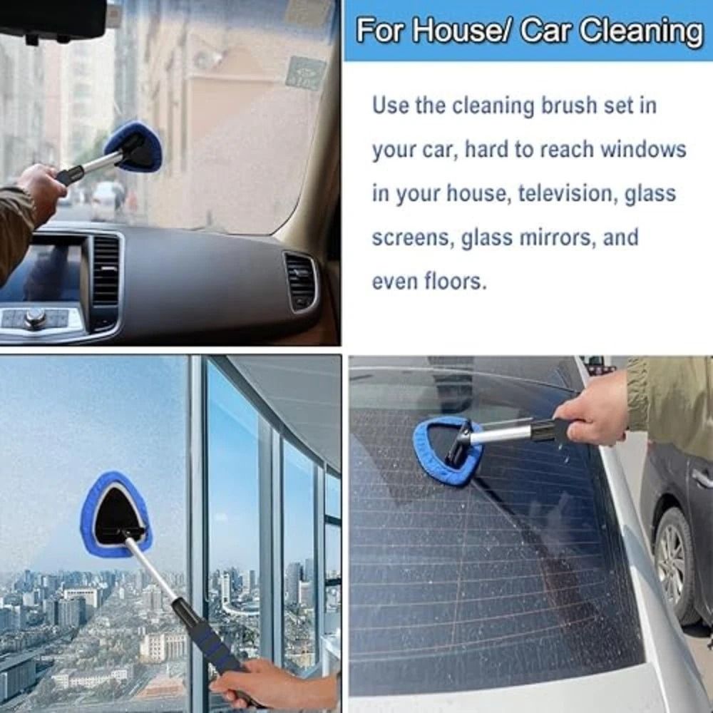 Premium Microfiber Car Wiper Cleaner Glass Brush For Spotless Windshields 3
