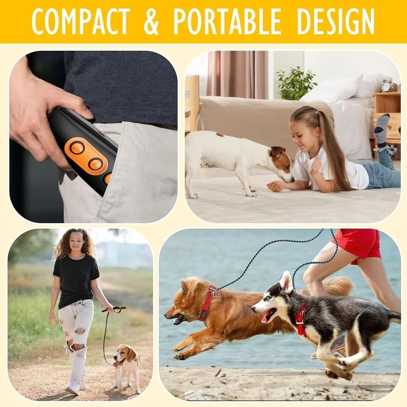 Ultrasonic Dog Repeller Anti Bark Stopper Humane Pet Training Tool 1